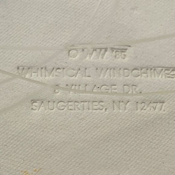 1980 Clay Whimsical Wind Chime of Cows and Milk Jugs NWT - Picture 16 of 17